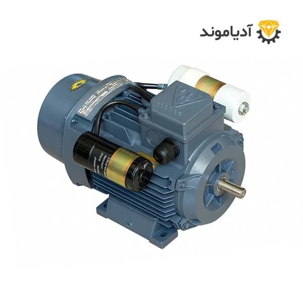الکتروموتور موتوژن تکفاز دو خازن 3 اسب 2.2 کیلووات پوسته آلومینیوم 1500 دور — تصویر ۲