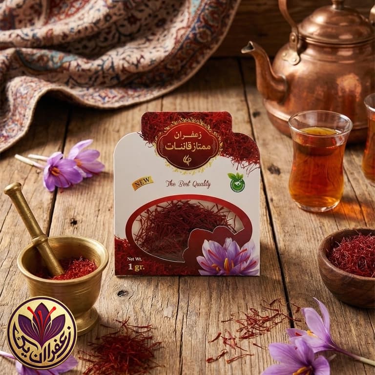 زعفران سوپر نگین 1 گرمی — تصویر ۲