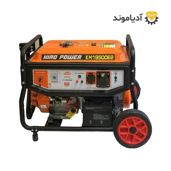 موتور برق بنزینی هیرو پاور مدل KM19500E2 ظرفیت ۸.۵ کیلووات تکفاز