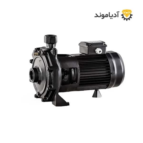 پمپ آب بشقابی ۱.۵ اسب دو پروانه پروانه استیل تکفاز نوید موتور مدل CB160/02