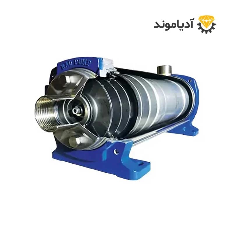 پمپ آب نیم اسب بی صدا رادپمپ مدل 3SS03 — تصویر ۲