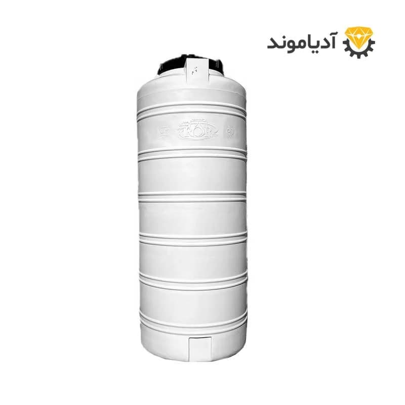 مخزن ذخیره آب 3000 لیتری عمود بلند سه لایه برند رخشان پلاست