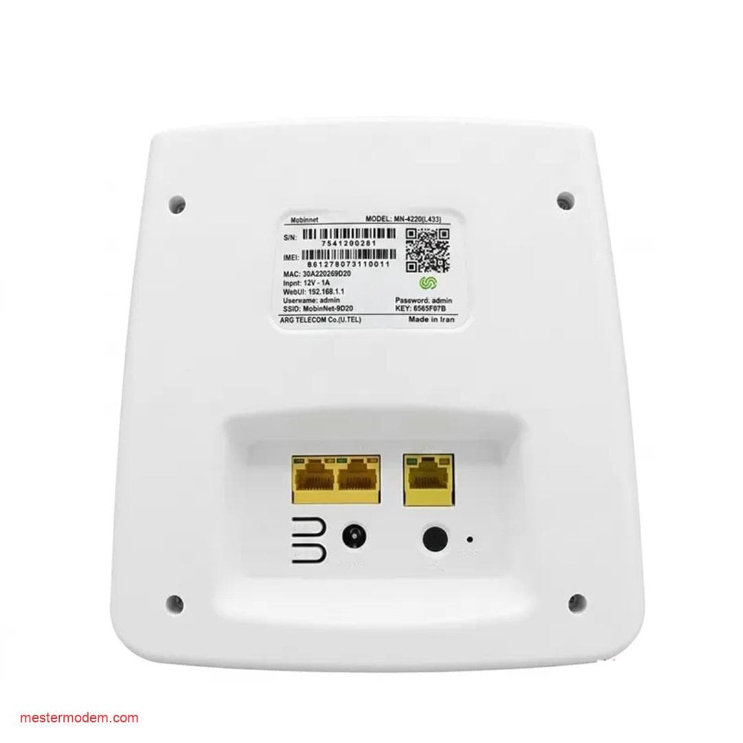 مودم 4G مبین نت آنلاک مدل 4220 — تصویر ۲