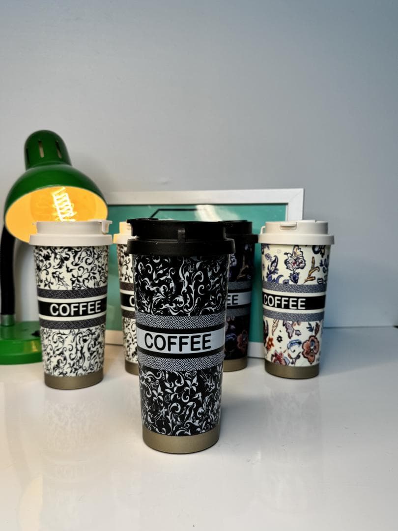 تراول ماگ دوحالته 500میل coffee کد 001710 — تصویر ۲