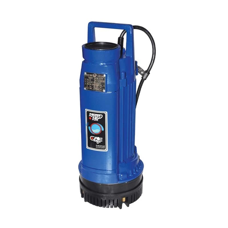 کف کش 3 اینچ 40 متری تک فاز پروانه استیل TPT40/8 توان تک