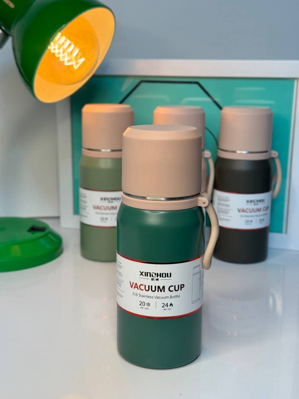 تراول ماگ Vacuum Cup | استیل دوجداره کد 001611 — تصویر ۲