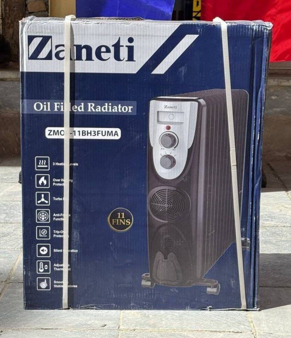 شوفاژ برقی ۱۵ پره زانتی مدل ZMOF_15WH3FUMA — تصویر ۵