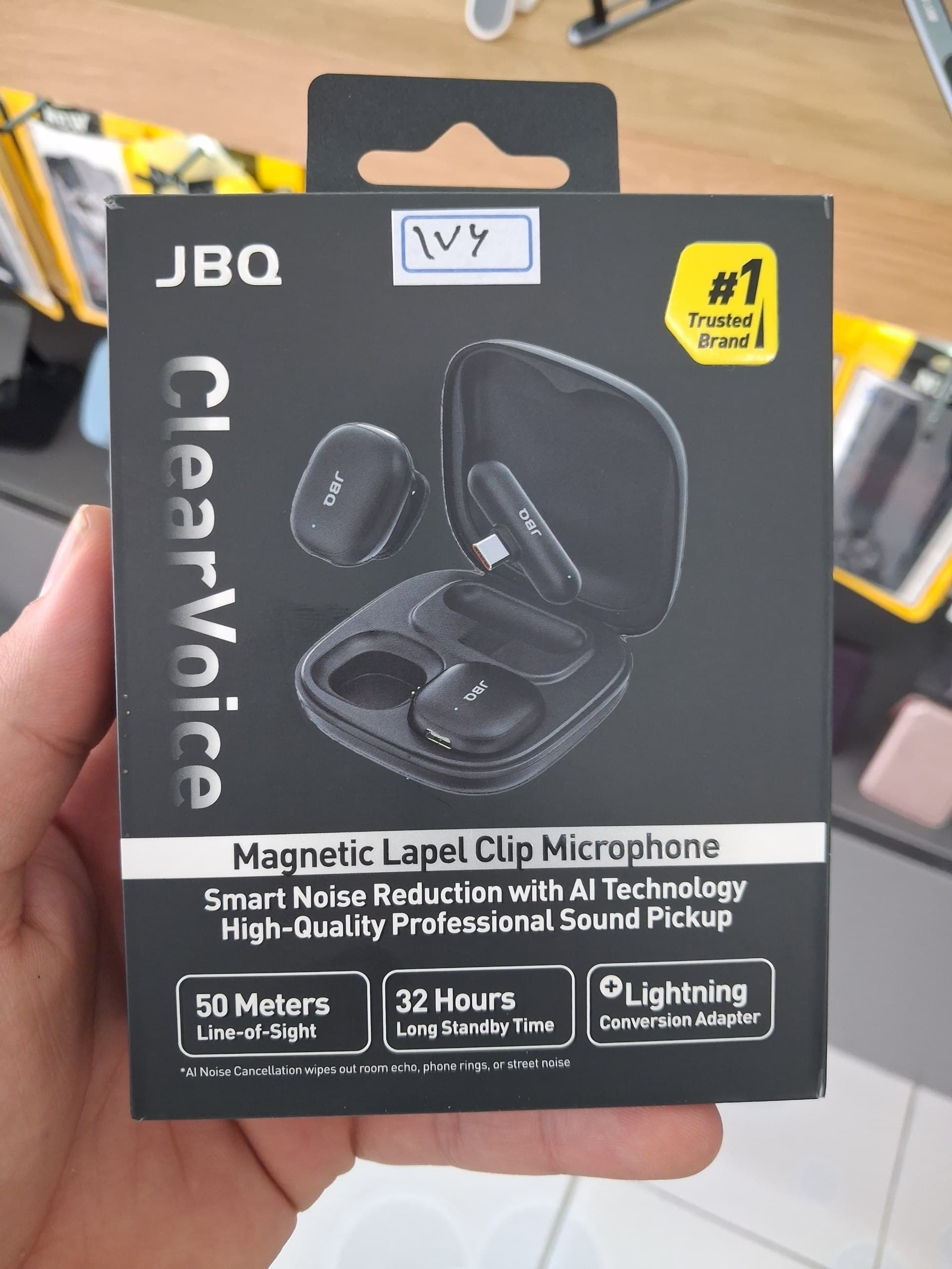 میکروفون یقه‌ای بی‌سیم جی بی کیو مدل ClearVoice — تصویر ۲