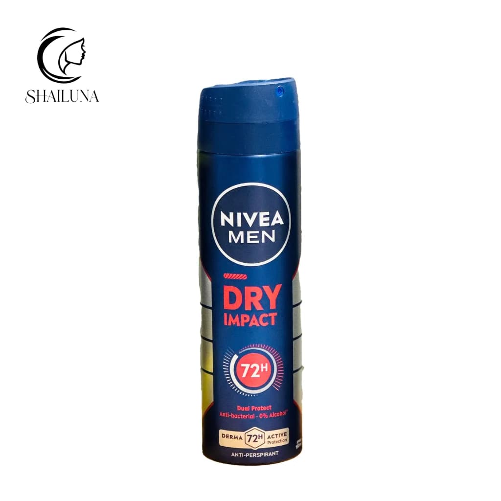 اسپری بدن آنتی باکتریال نیوآ Nivea مدل Dry Impact بدون الکل با قابلیت دوگانه — تصویر ۵