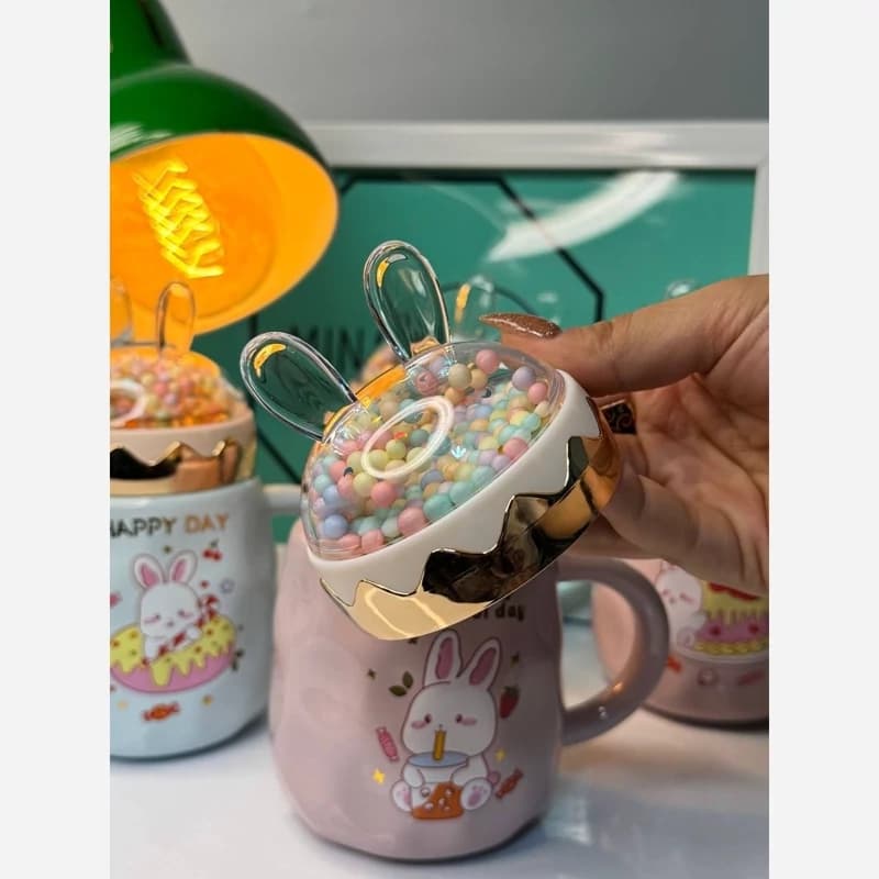 ماگ درب خرگوشی فانتزی کد 001636 — تصویر ۳