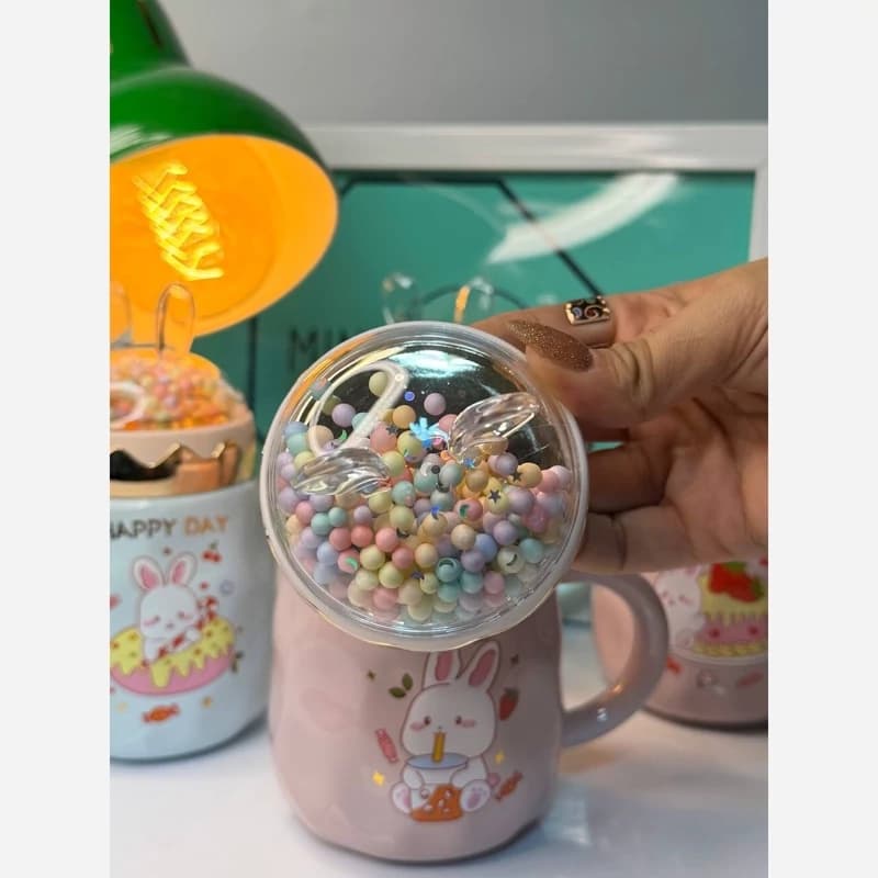 ماگ درب خرگوشی فانتزی کد 001636 — تصویر ۲
