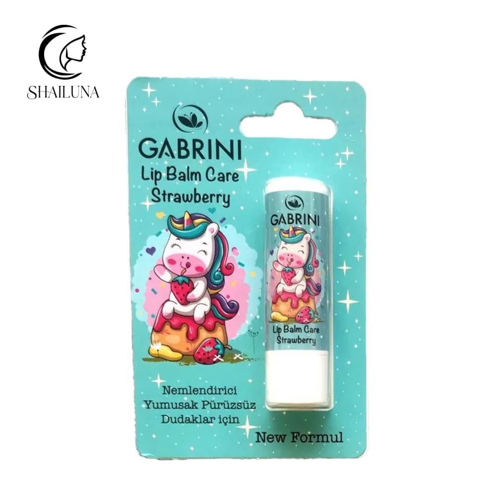 بالم لب گابرینی Gabrini مدل Strawberry حاوی عصاره توت فرنگی
