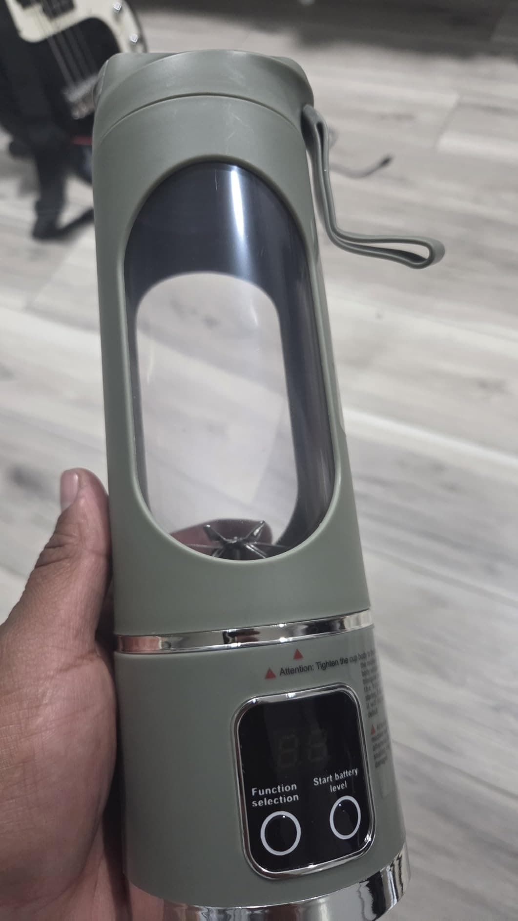 شیکر شارژی و اسموتی ساز اصل مدل HS-860 | مخلوط کن 12 تیغه — تصویر ۷