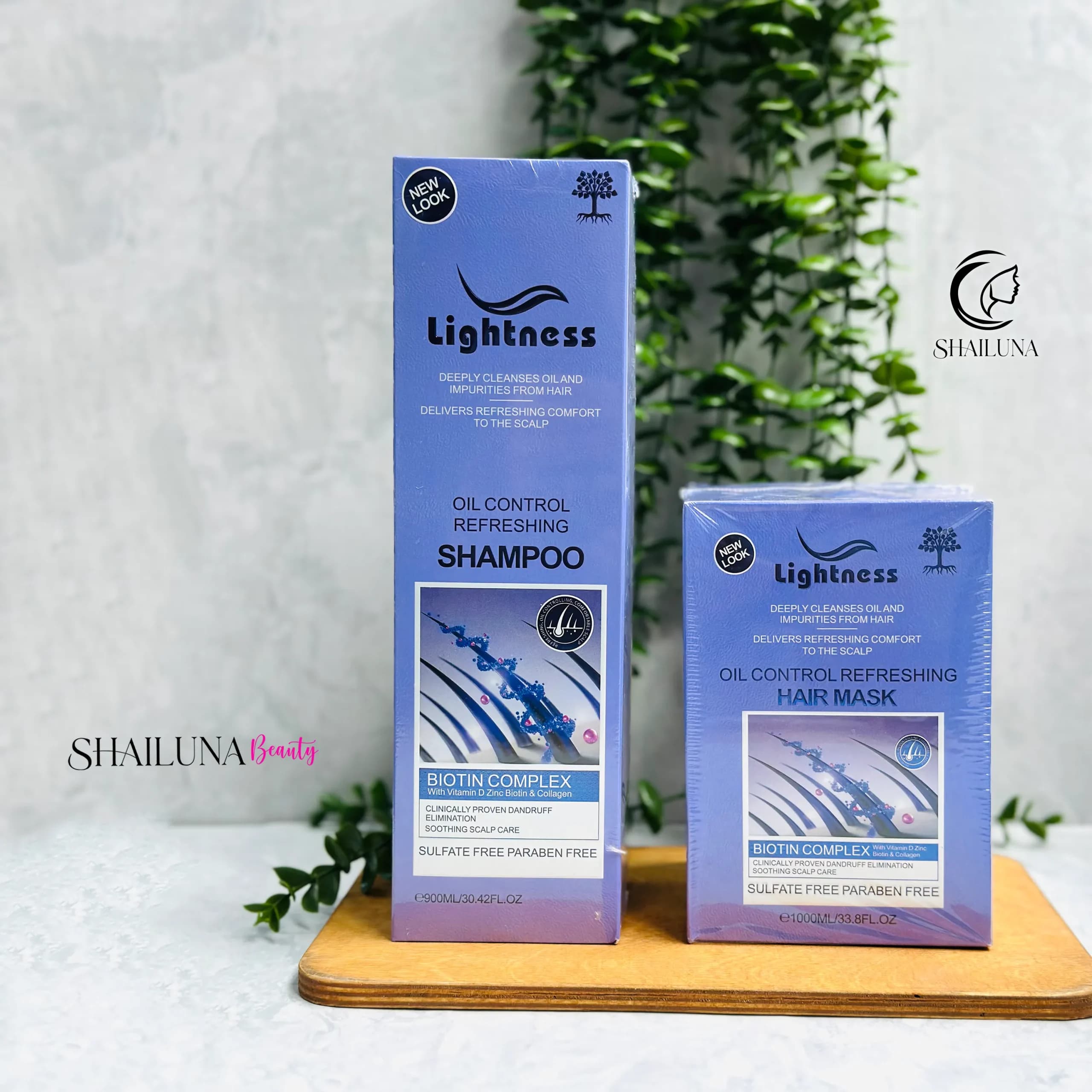 ماسک مو لایتنس مناسب موی چرب Lightness Oil Control Refreshing Hair Mask — تصویر ۳