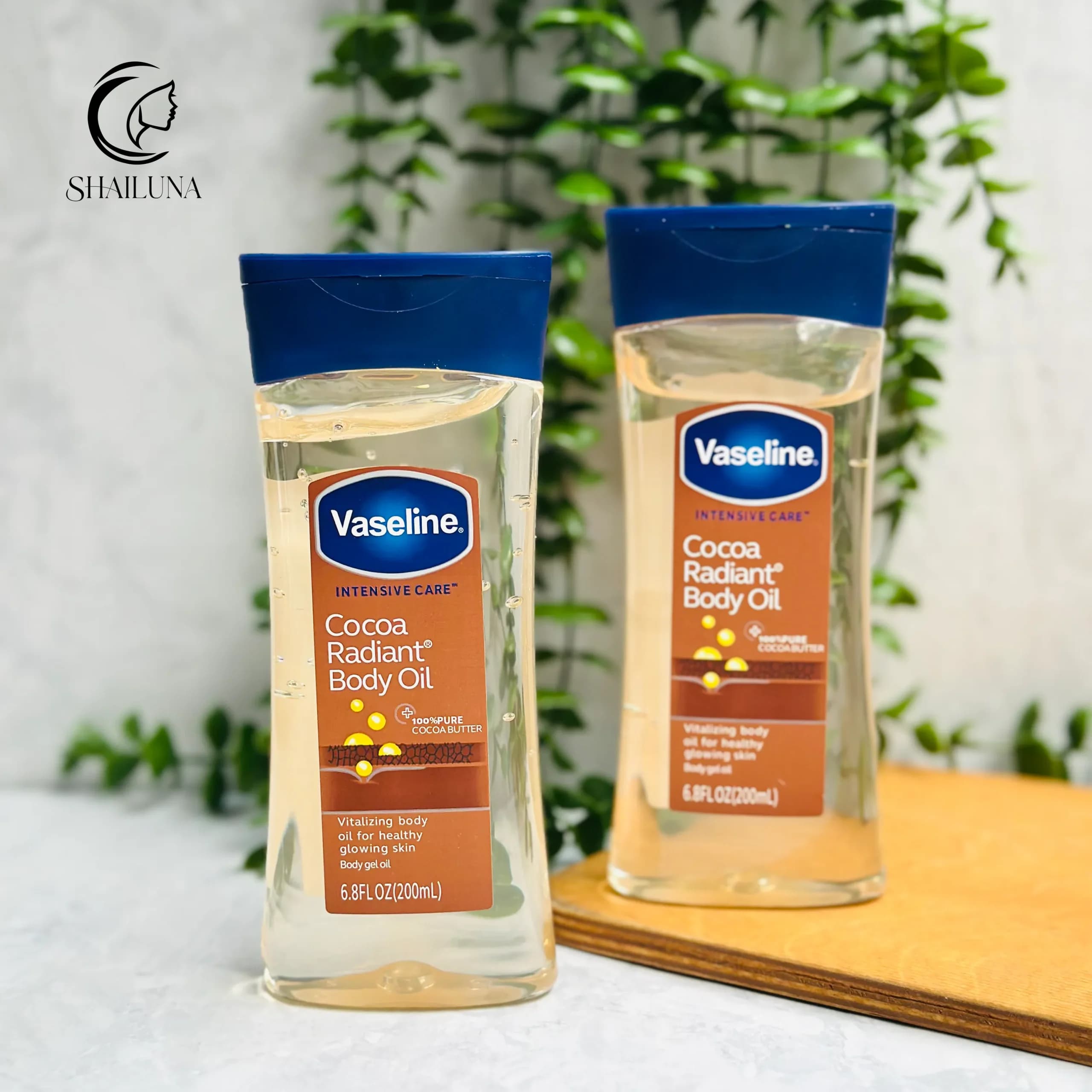 روغن بدن وازلین کاکائو رادیانت Vaseline Cocoa Radiant Body Oil — تصویر ۴