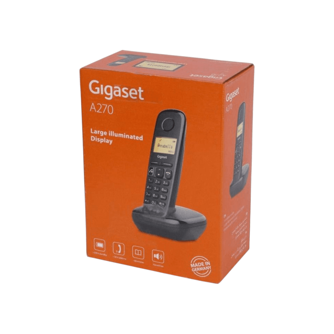تلفن بی سیم گیگاست A270 نو آلمانی — تصویر ۳