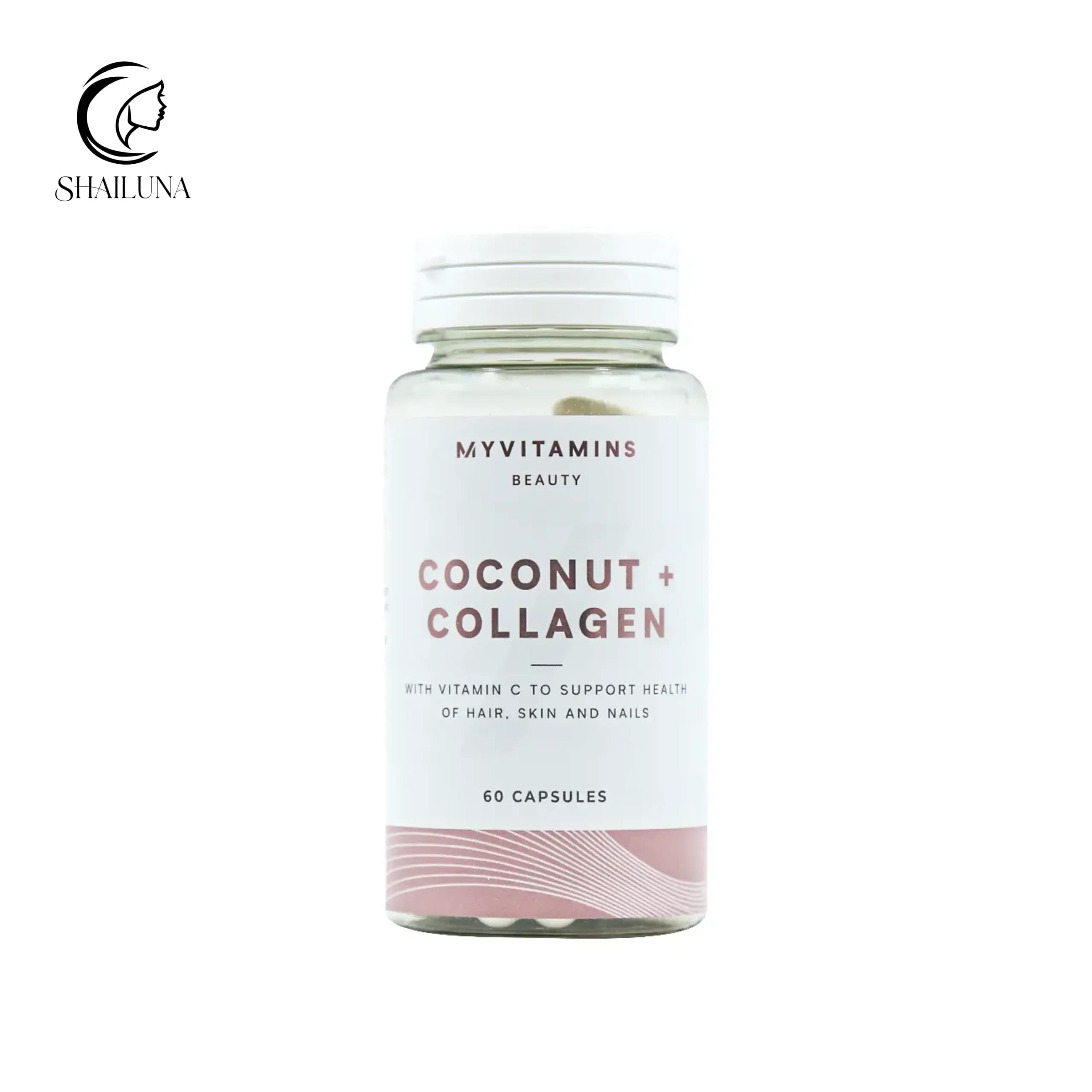 کپسول کوکونات کلاژن مای ویتامینز بسته 60 عددی My Vitamins — تصویر ۲