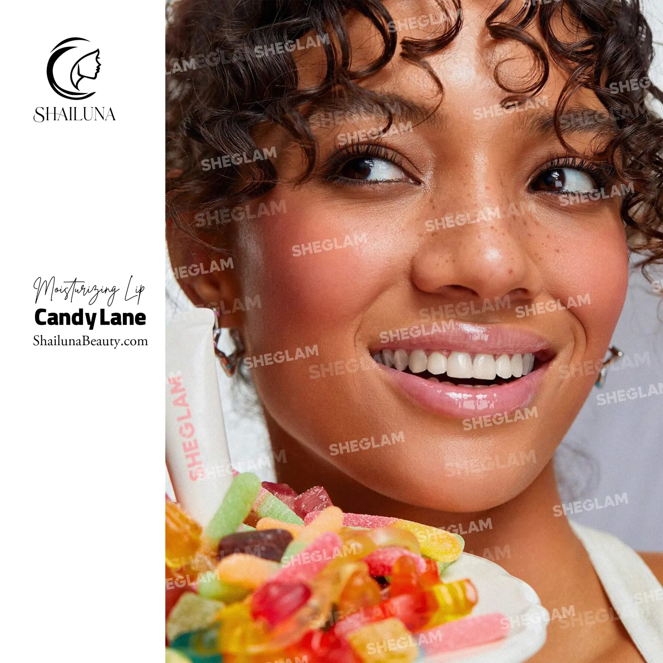 لیپ گلاس مرطوب کننده شیگلم مدل Sheglam Crystal Glaze Candy Lane — تصویر ۸