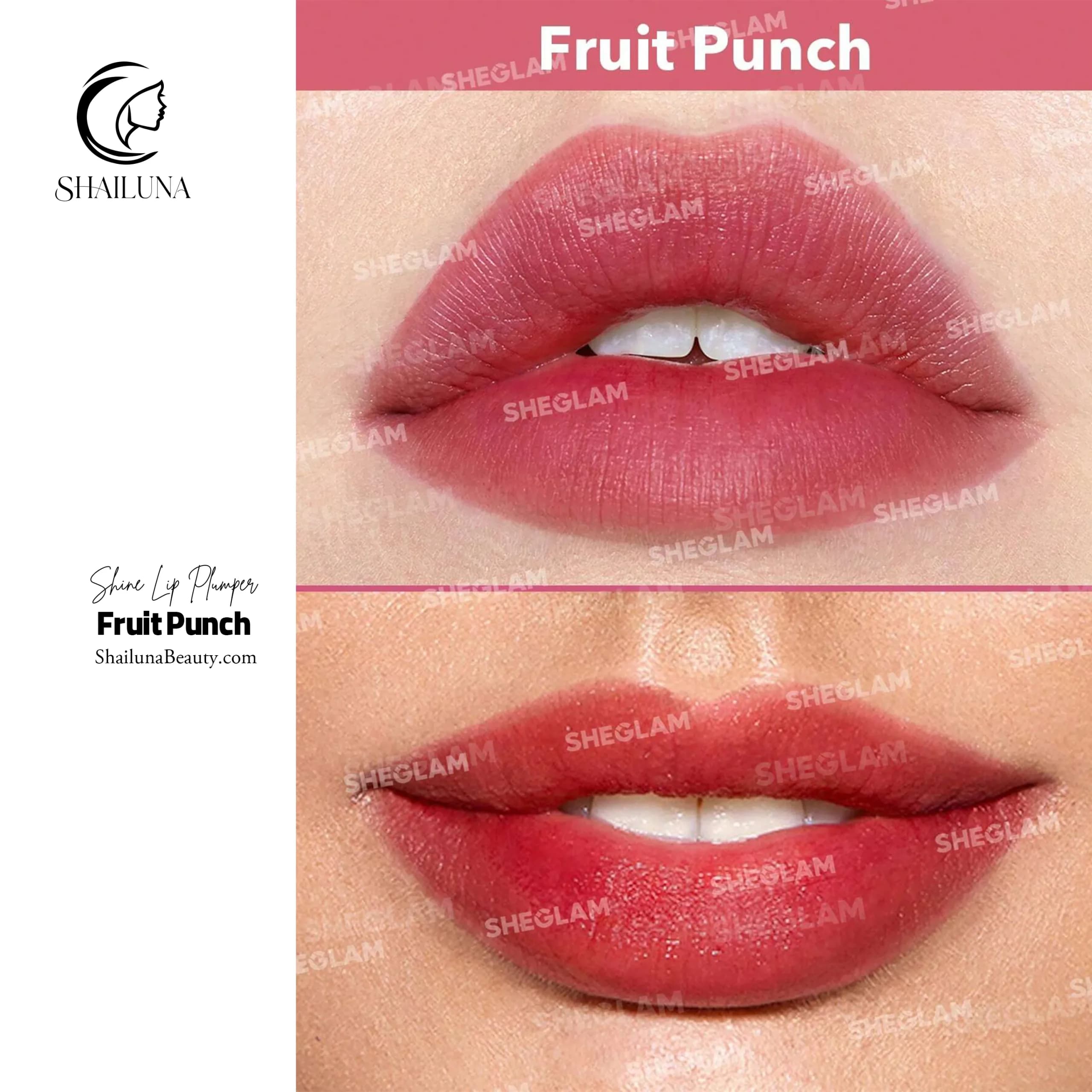 تینت لب و گونه شیگلم مدل Sheglam Lip & Cheek Tint Fruit Punch — تصویر ۷