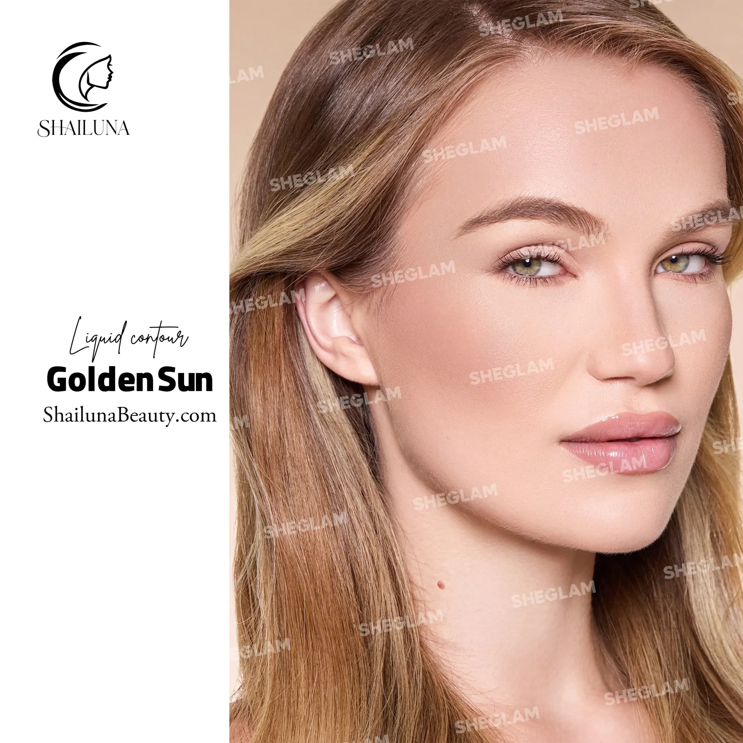 کانتور مایع شیگلم مدل Sheglam Golden Sun — تصویر ۳