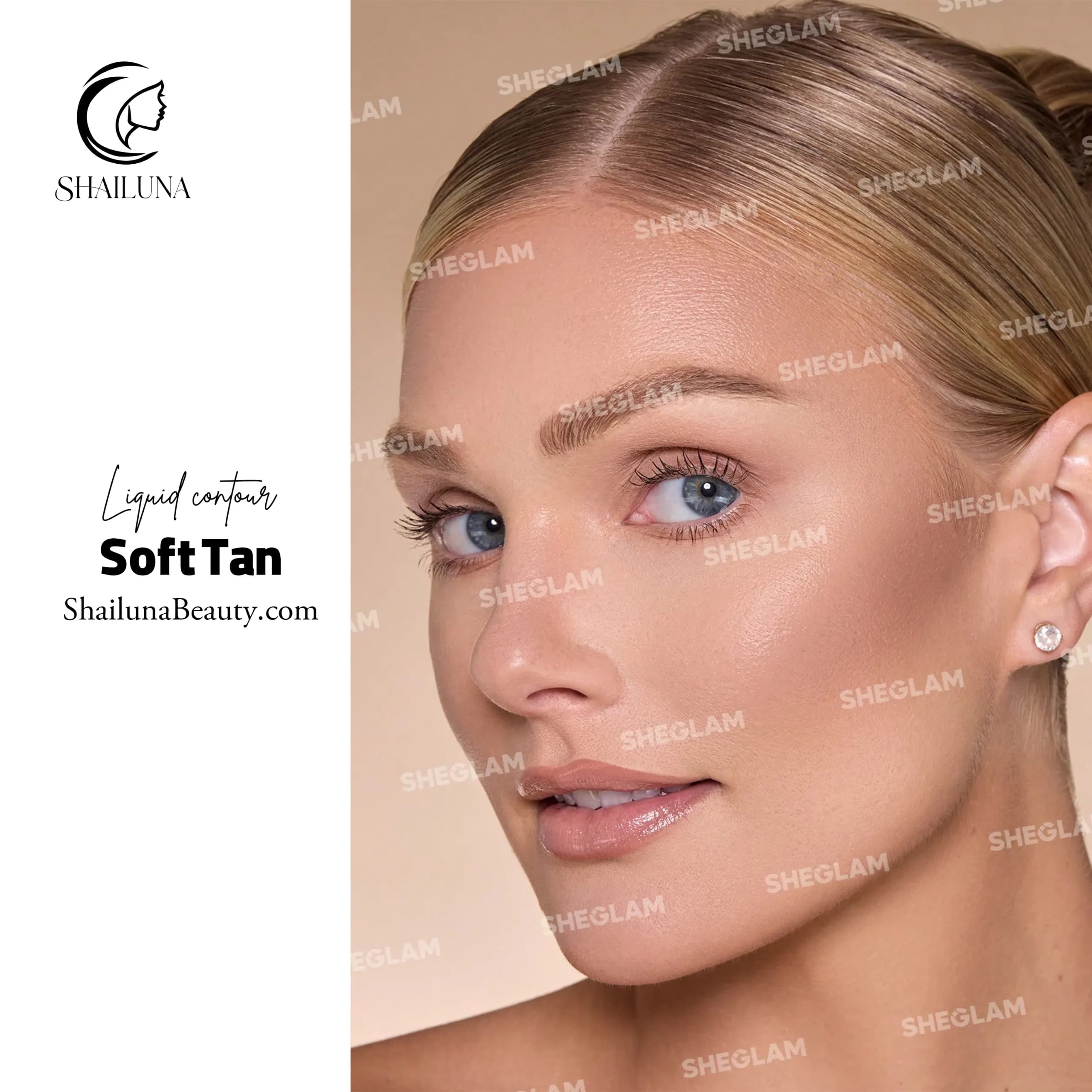 کانتور مایع شیگلم مدل Sheglam Soft Tan — تصویر ۲