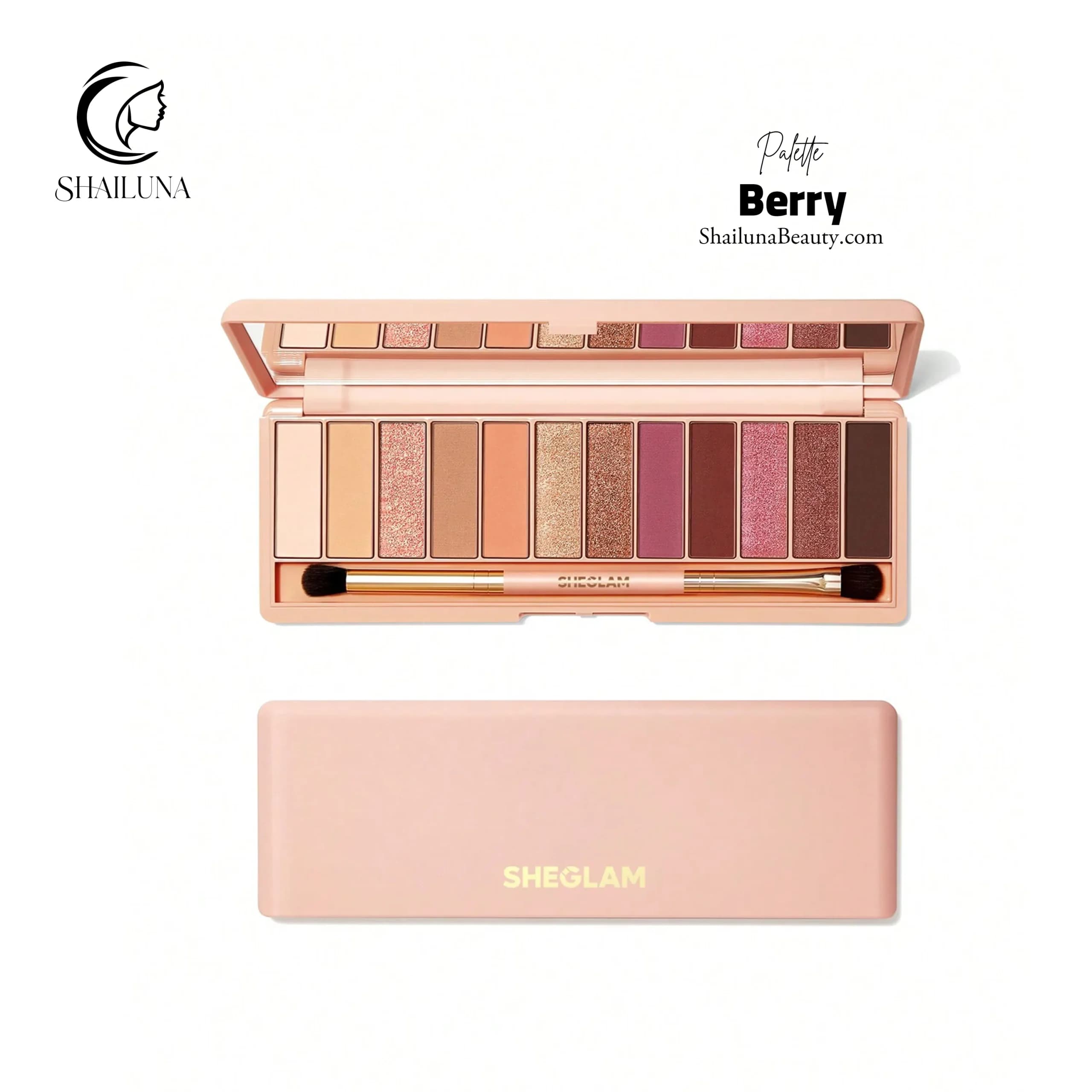 پالت سایه چشم 12 رنگ شیگلم Sheglam Berry