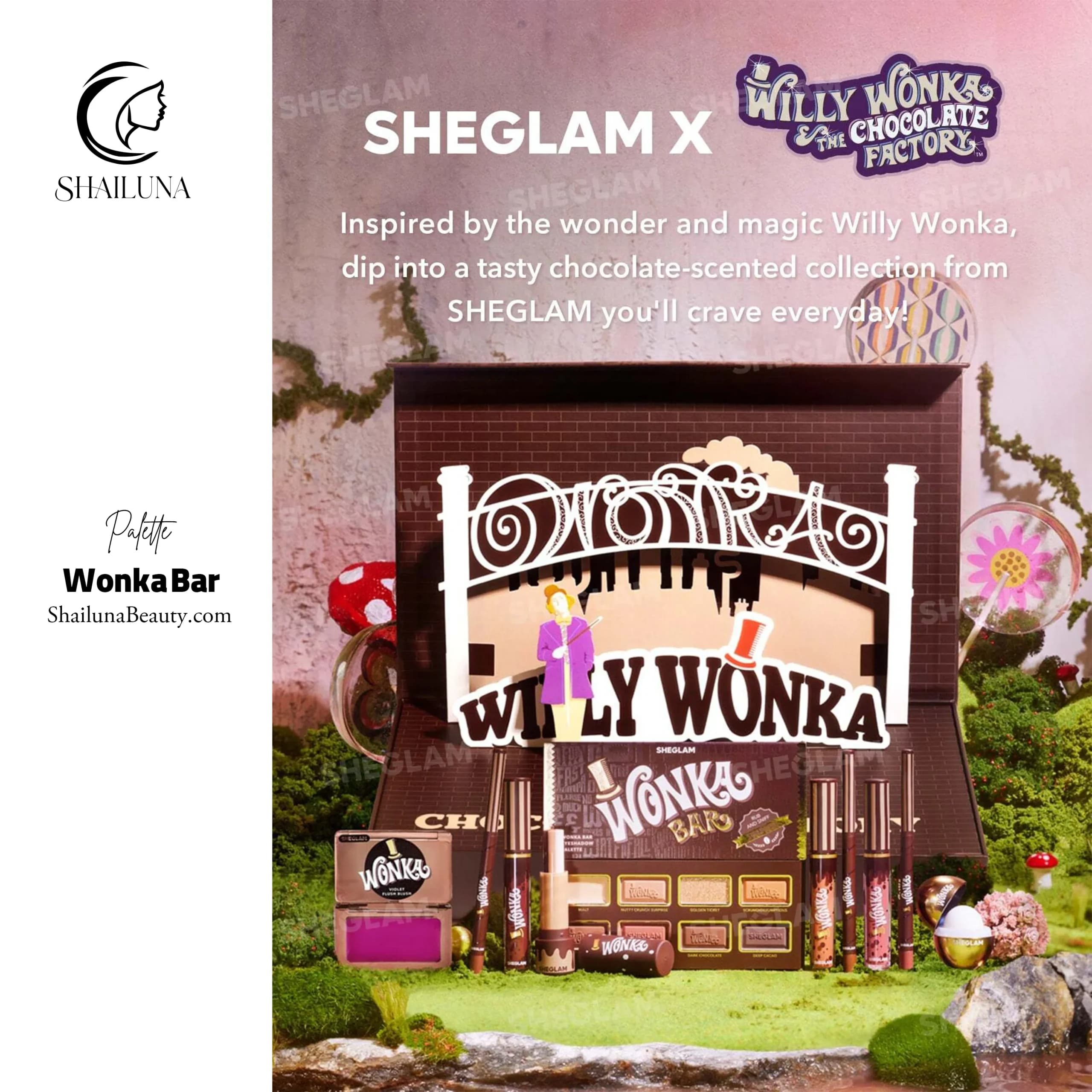 پالت سایه 8 رنگ شیگلم مدل Sheglam Wonka Bar — تصویر ۴