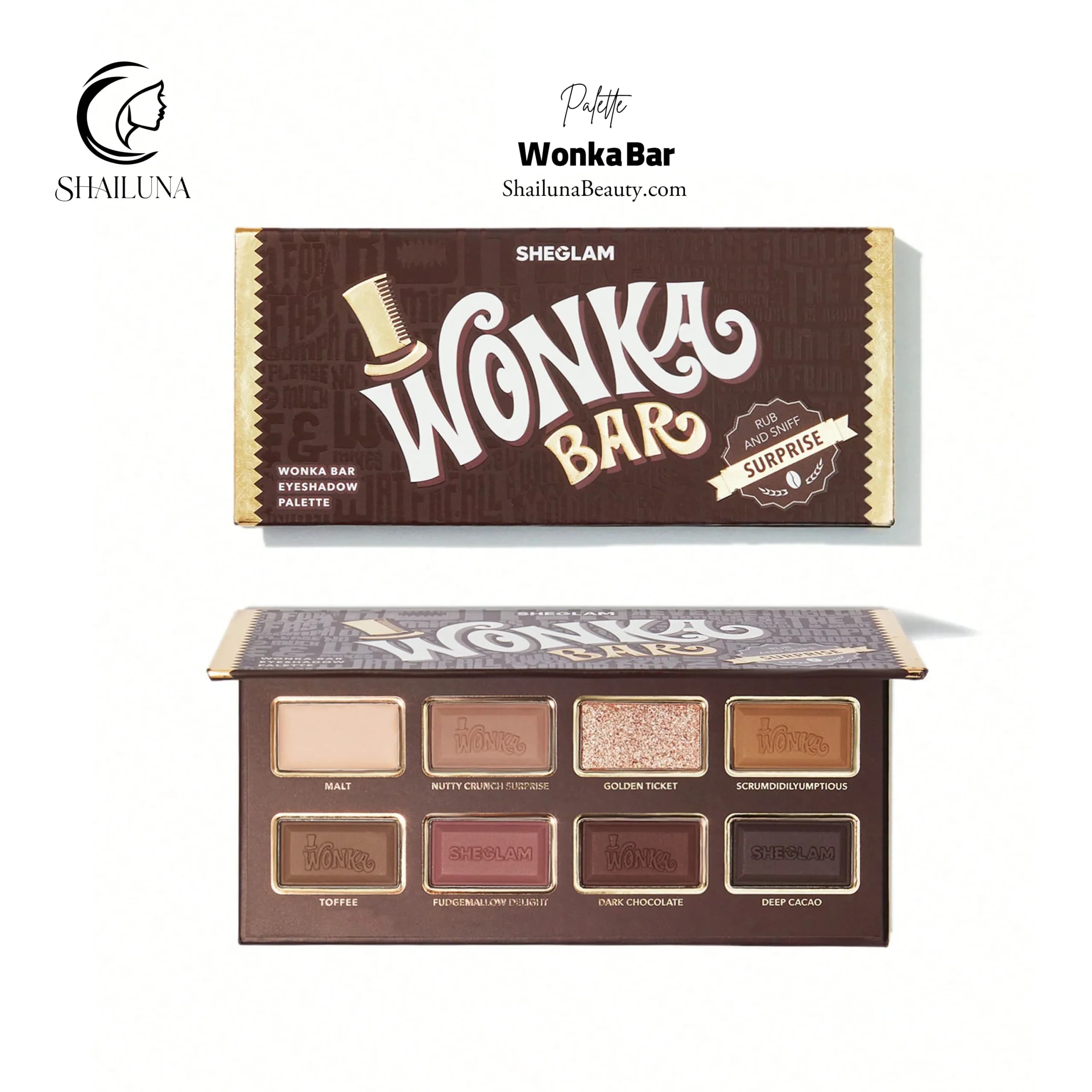 پالت سایه 8 رنگ شیگلم مدل Sheglam Wonka Bar