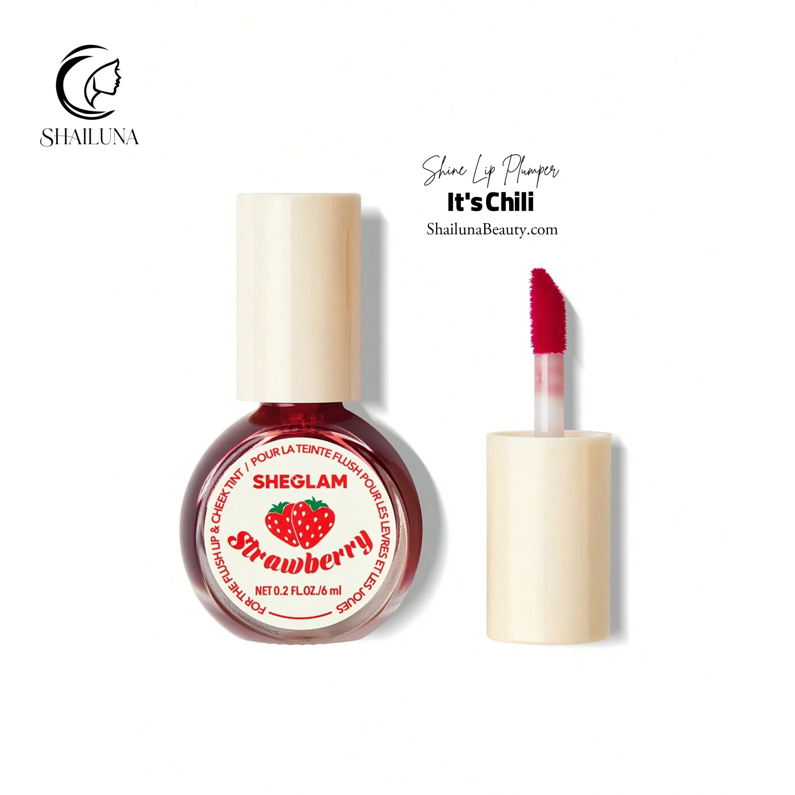 تینت لب و گونه شیگلم مدل Sheglam Lip & Cheek Tint It’s Chili