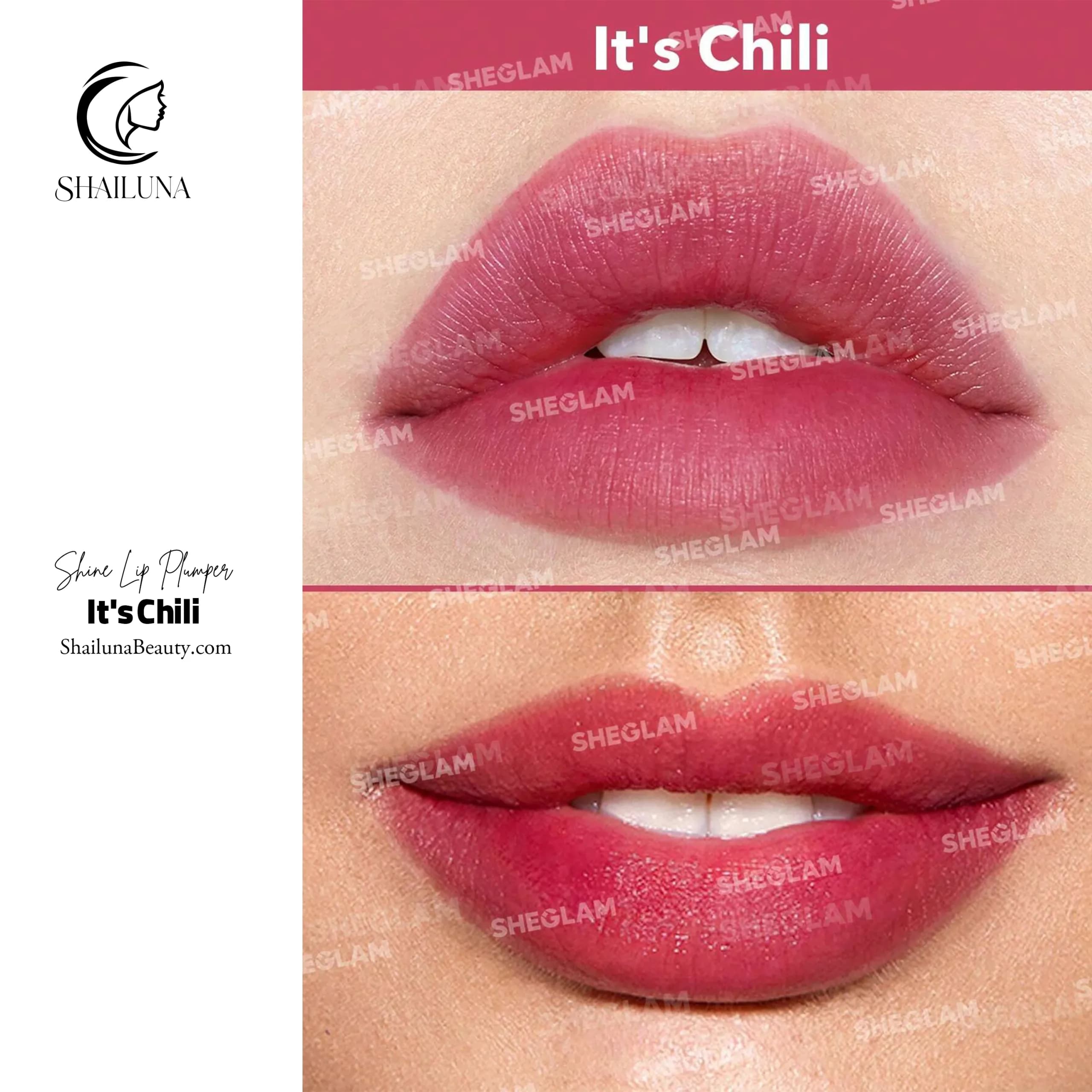 تینت لب و گونه شیگلم مدل Sheglam Lip & Cheek Tint It’s Chili — تصویر ۴