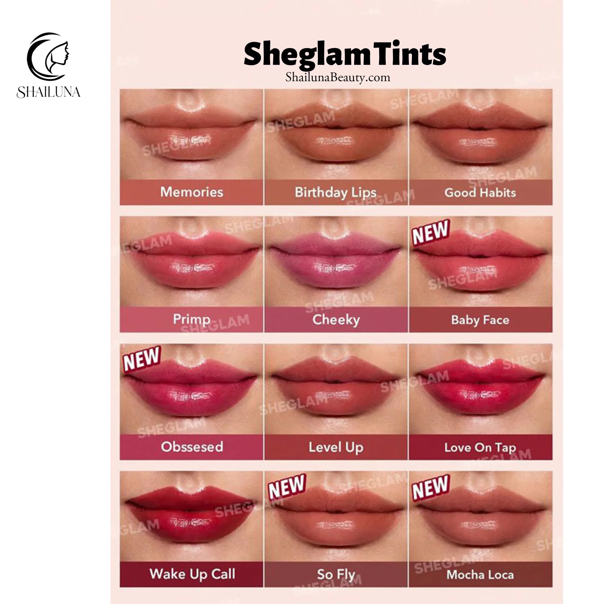 تینت لب شیگلم مدل Sheglam Cheeky — تصویر ۶