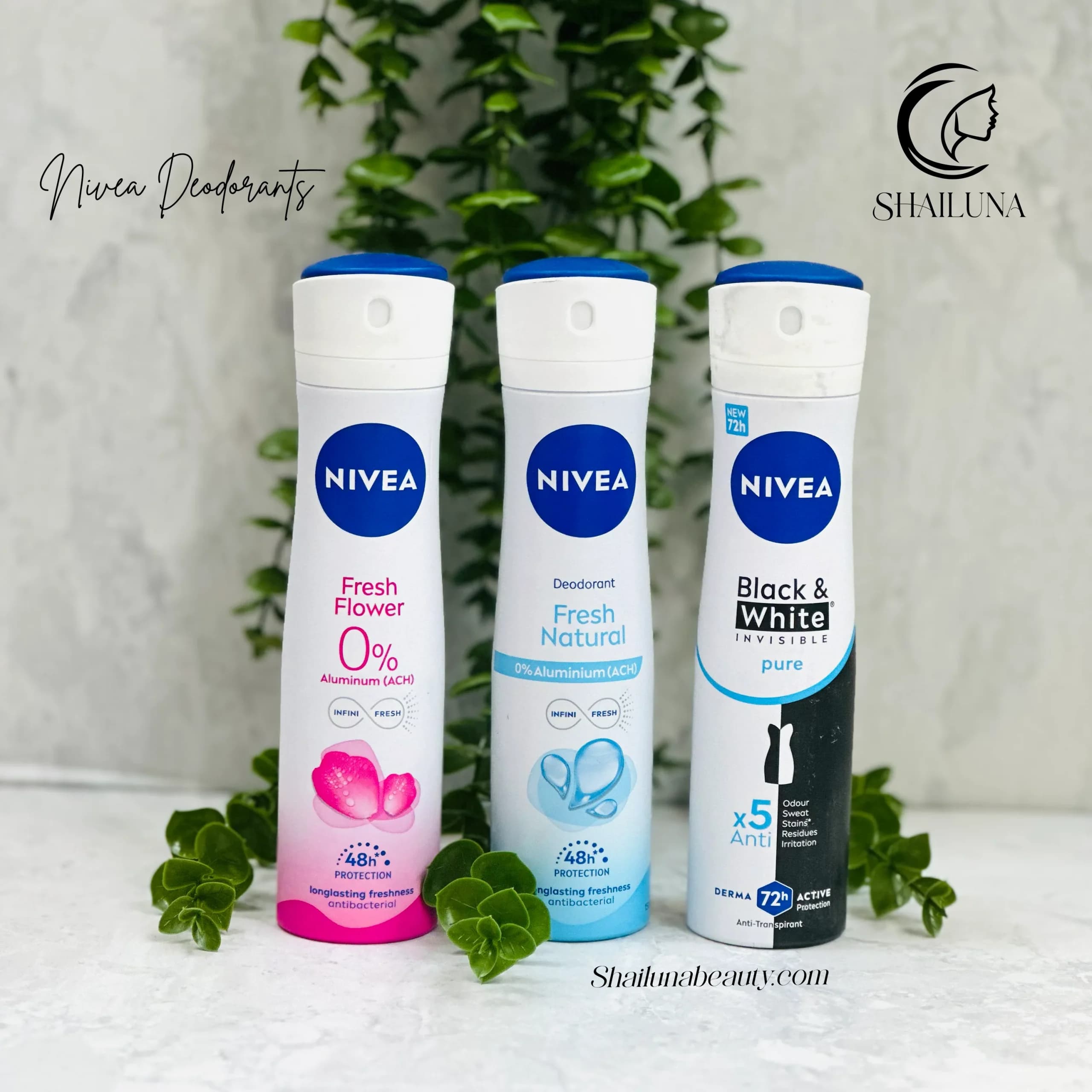 اسپری ضد تعریق نیوا مدل فرش نچرال Nivea Fresh Natural — تصویر ۳