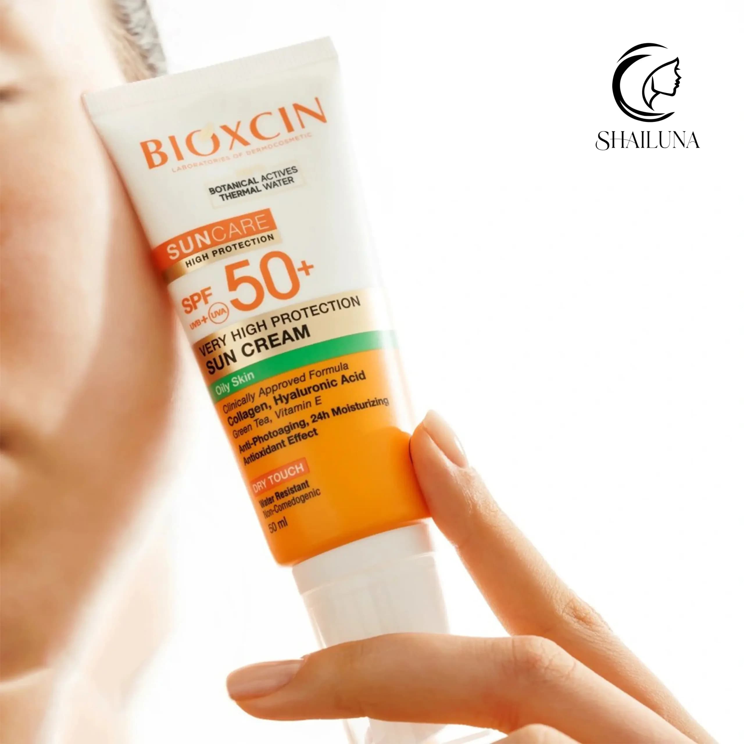 کرم ضدآفتاب SPF50+ بیوکسین bioxcin مناسب پوست چرب — تصویر ۳