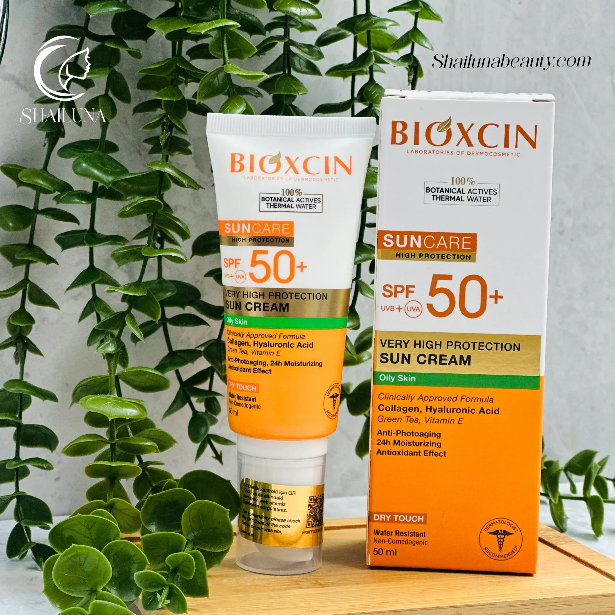 کرم ضدآفتاب SPF50+ بیوکسین bioxcin مناسب پوست چرب — تصویر ۲