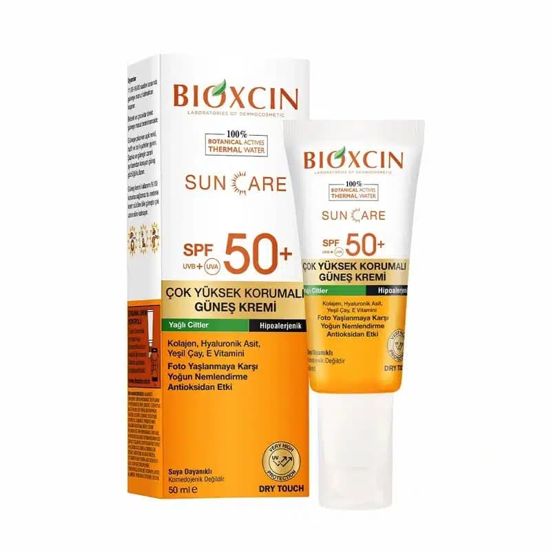 کرم ضدآفتاب SPF50+ بیوکسین bioxcin مناسب پوست چرب — تصویر ۶
