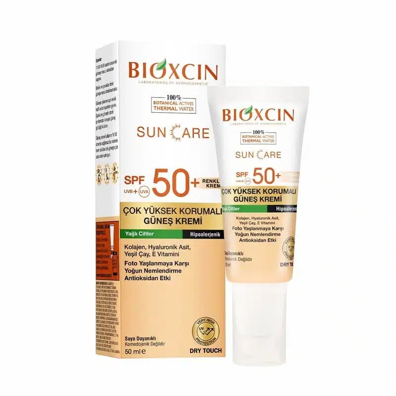 کرم ضدآفتاب SPF50+ بیوکسین bioxcin مناسب پوست چرب — تصویر ۷