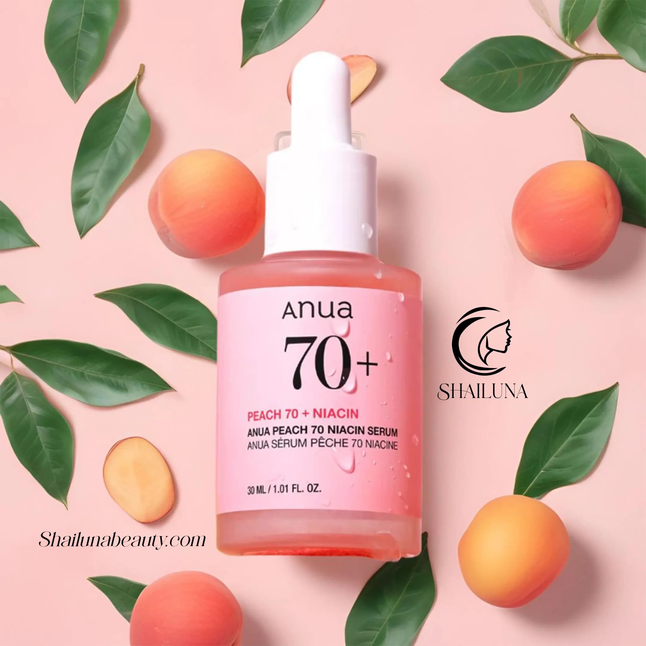 سرم نیاسین هلو آنوا مدل 70+ Anua Niacin Peach — تصویر ۸