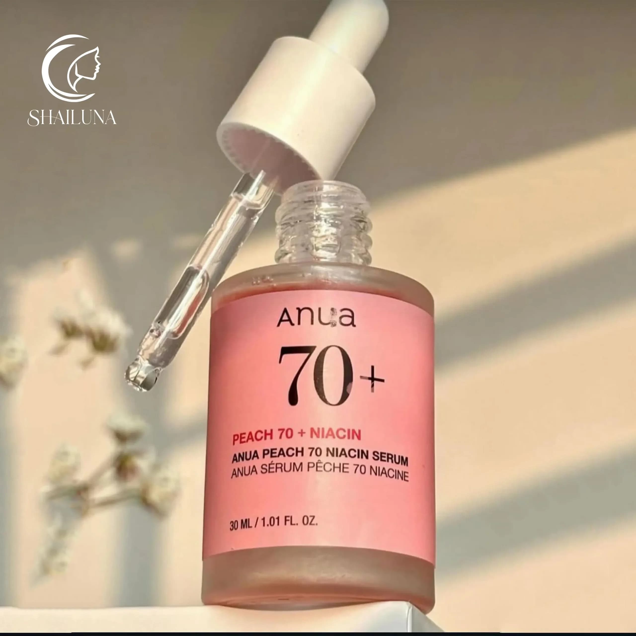 سرم نیاسین هلو آنوا مدل 70+ Anua Niacin Peach — تصویر ۵