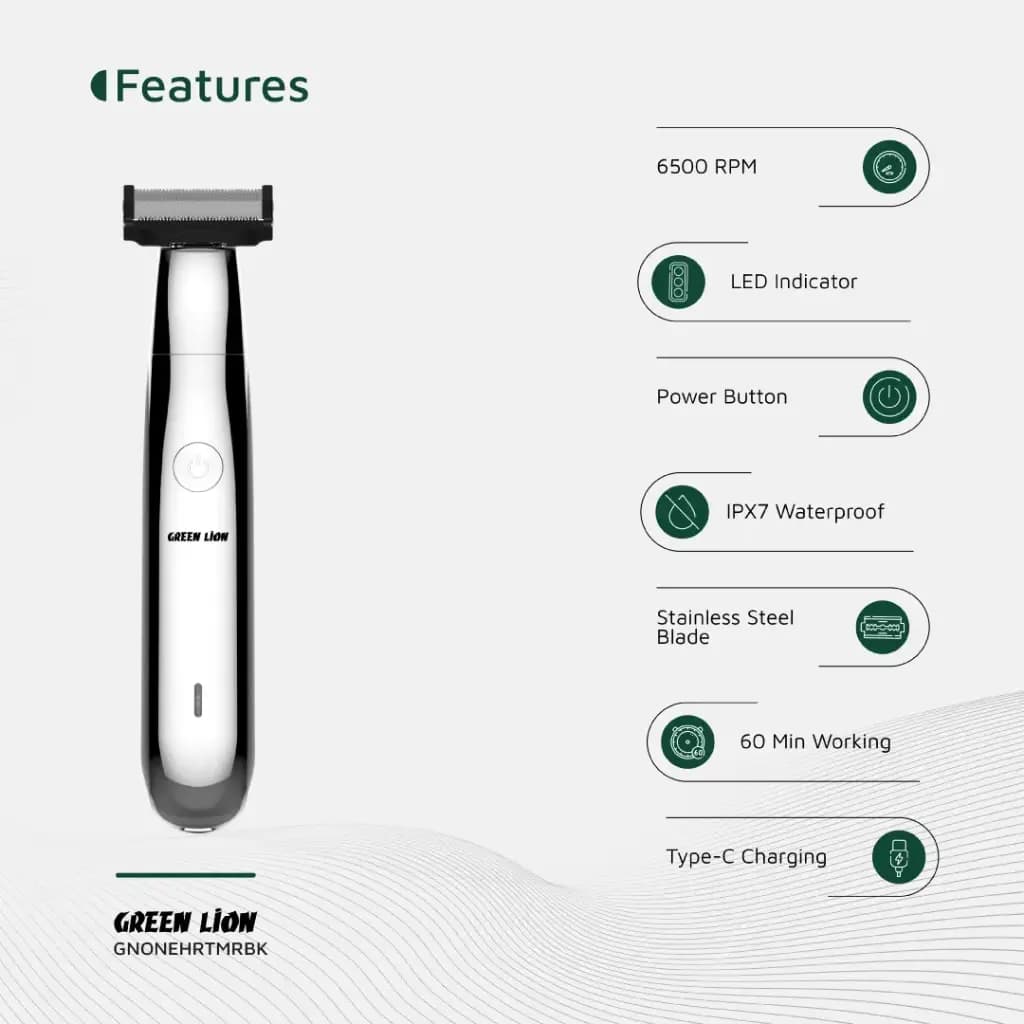 ماشین اصلاح موی سر و صورت گرین لاین مدل One Blade Pro — تصویر ۳