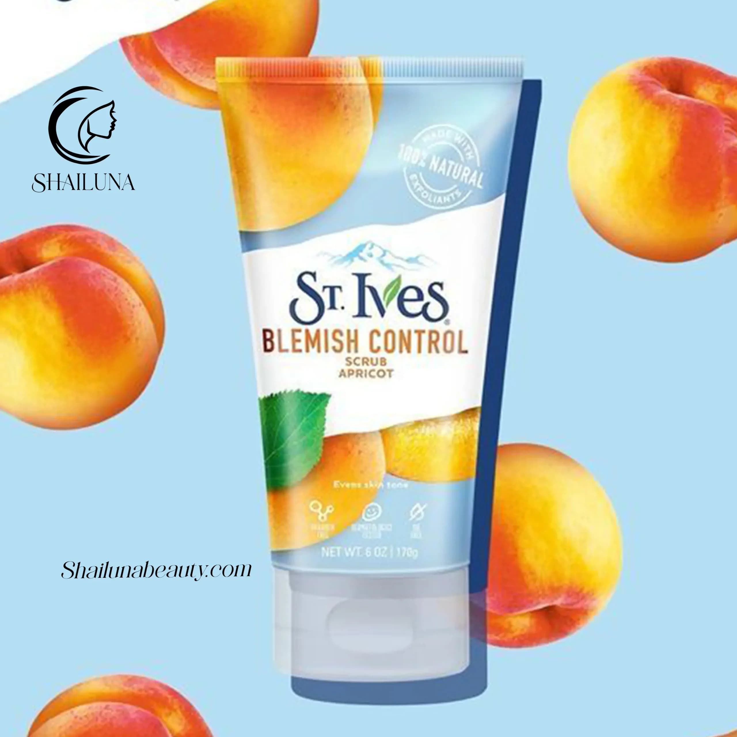 اسکراب لایه بردار پوست سنت ایوز St.Ives مدل Blemish Control — تصویر ۳