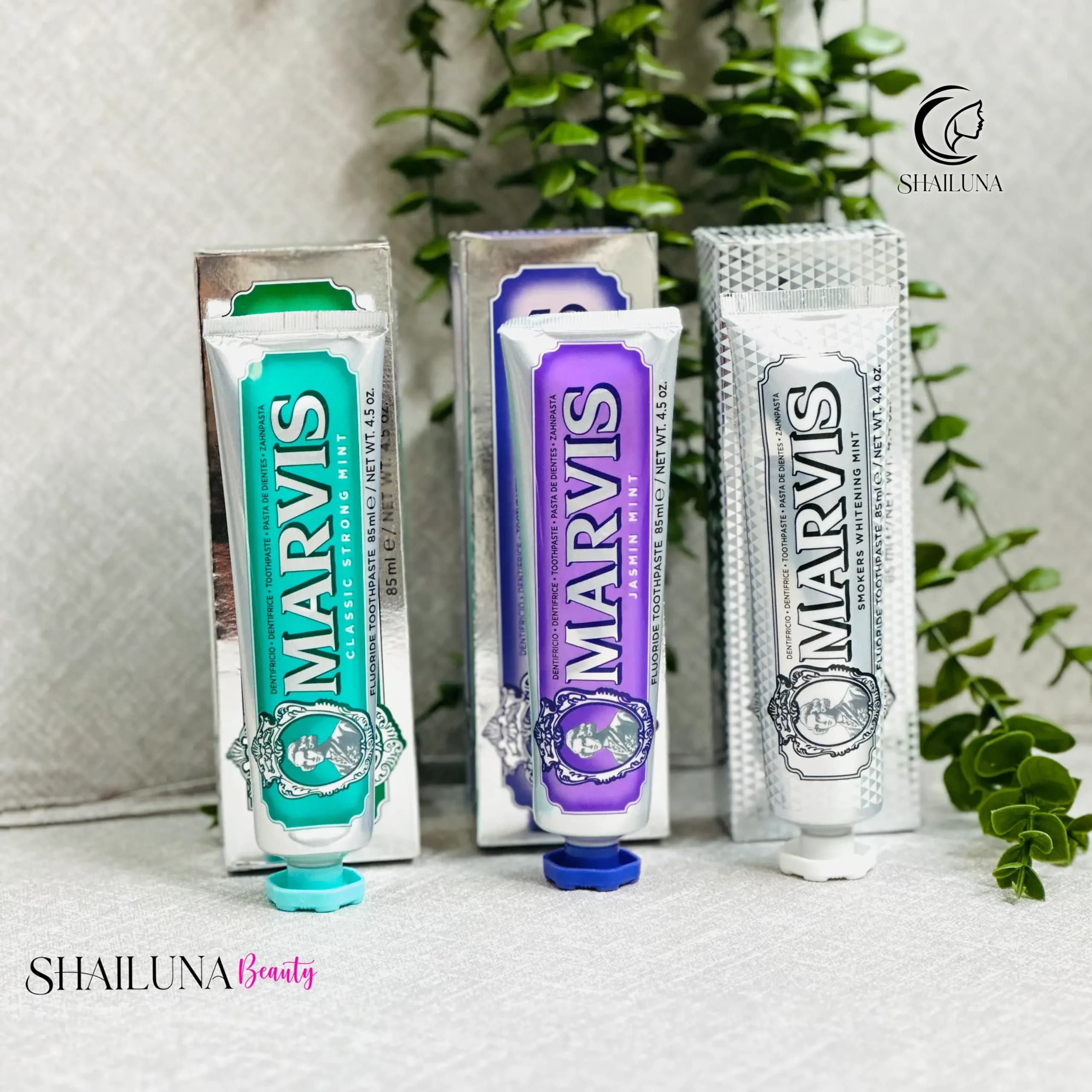 خمیردندان بنفش مارویس مدل یاس و نعنا Marvis Jasmin Mint — تصویر ۷