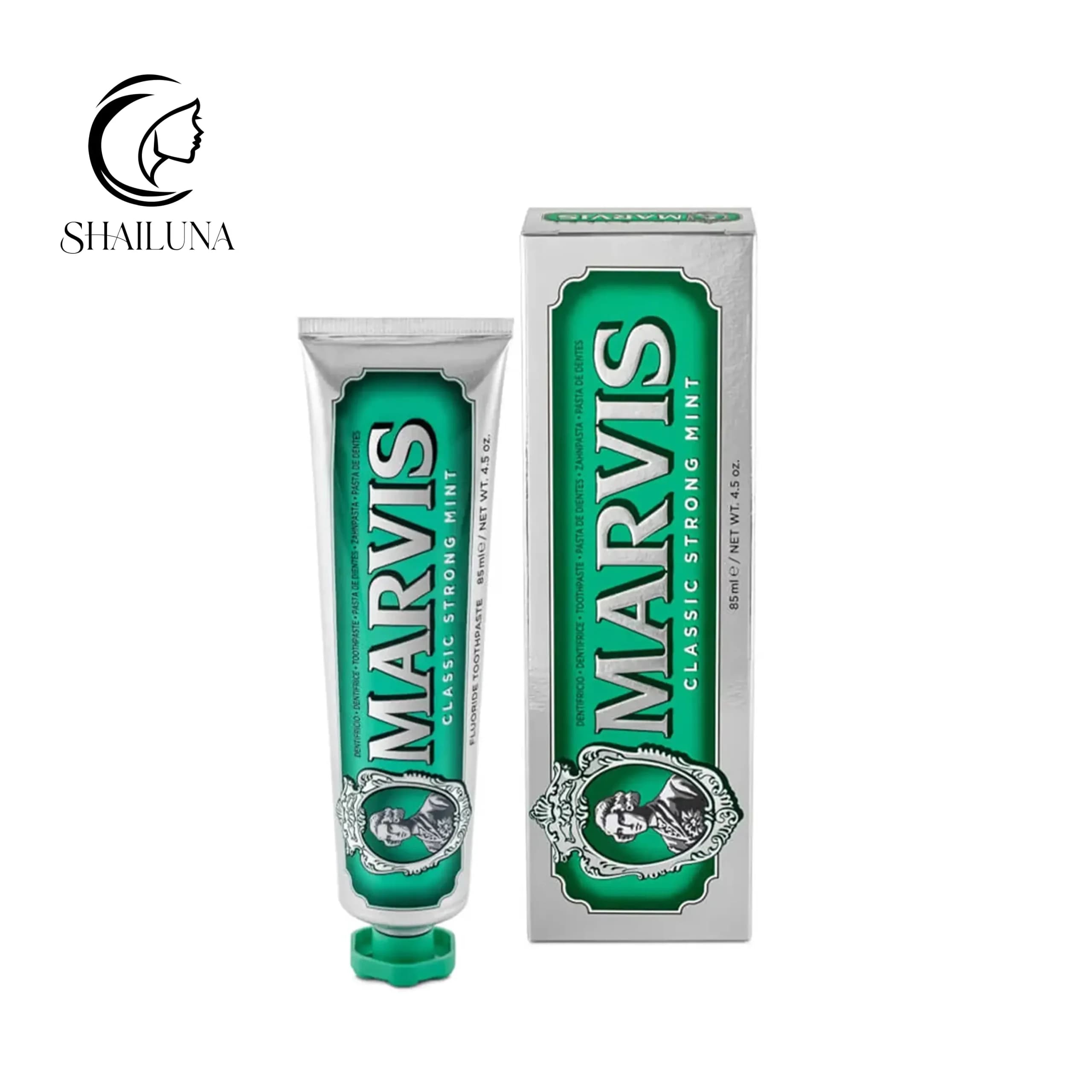خمیردندان سبز مارویس نعنایی کلاسیک Marvis Classic Mint — تصویر ۵