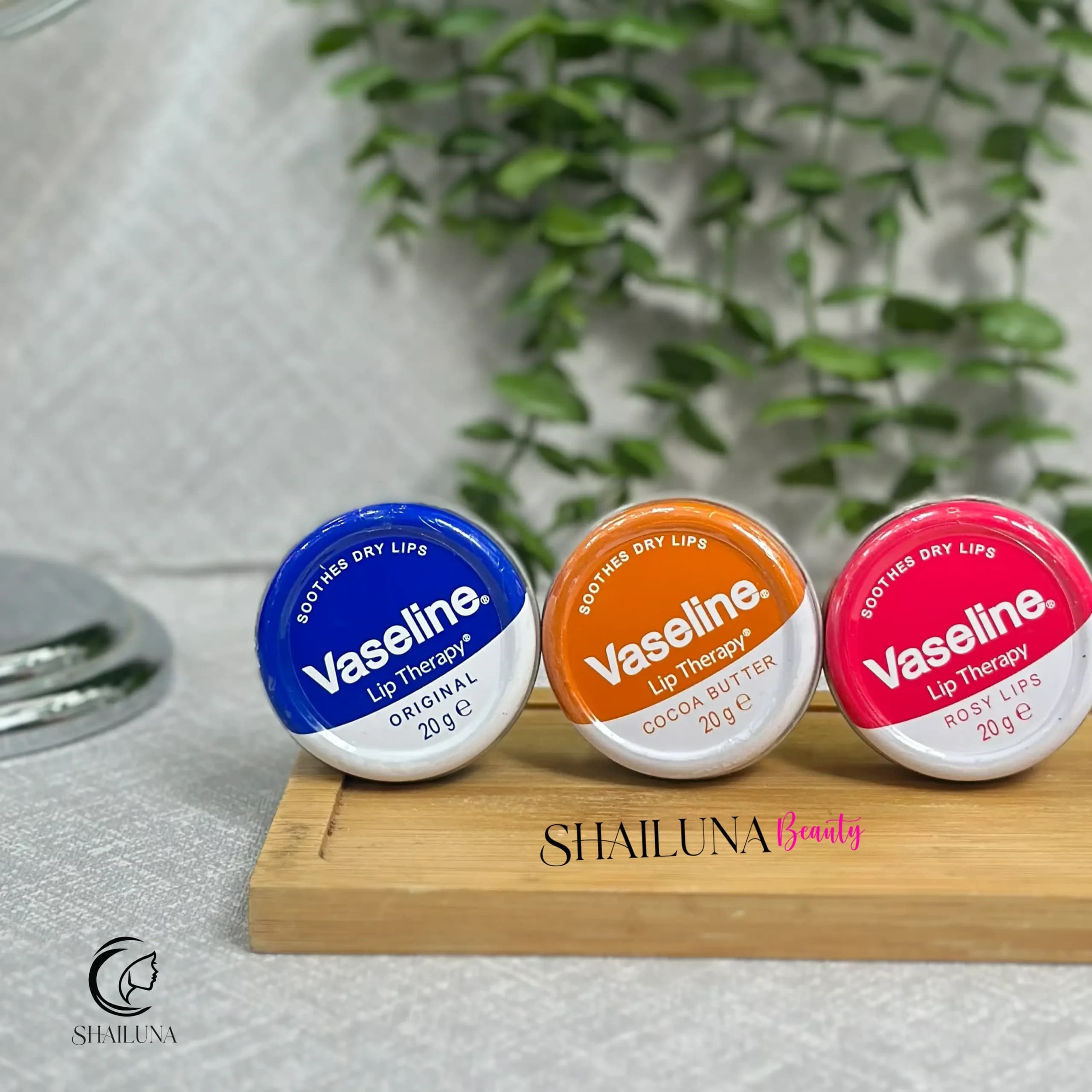 بالم لب وازلین Vaseline مدل اورجینال Original آبی — تصویر ۵
