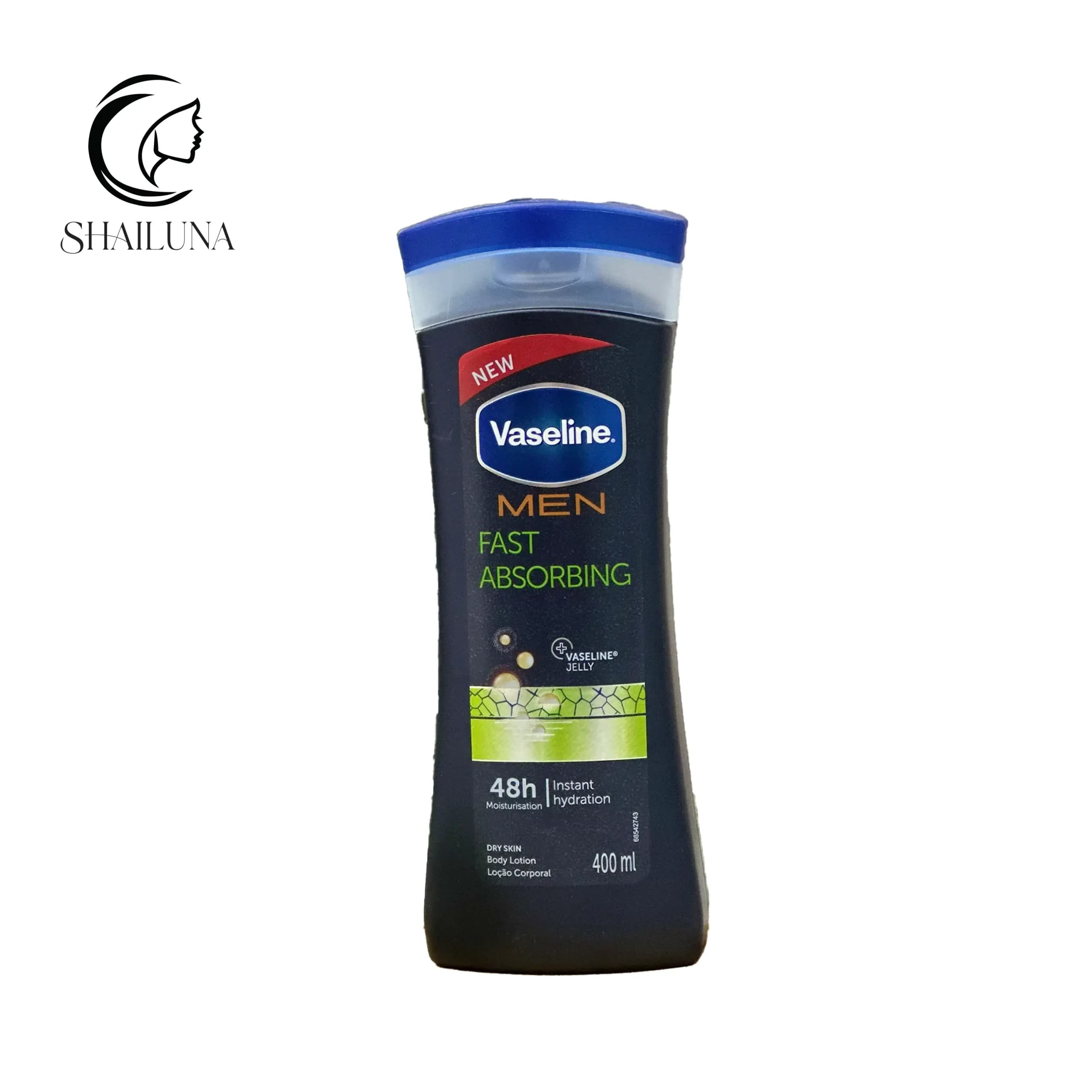 لوسیون بدن مردانه وازلین Vaseline مدل Fast Absorbing مشکی — تصویر ۲
