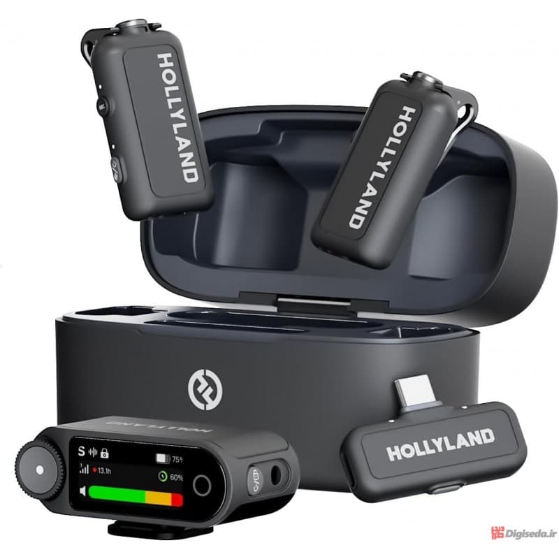 میکروفن بی سیم یقه ای هالی لند Hollyland LARK MAX 2 Combo
