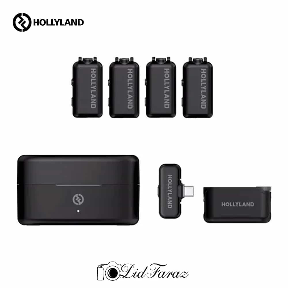 میکروفون یقه ای هالی لند HOLLYLAND Lark MAX 2 Combo-4 Person — تصویر ۷
