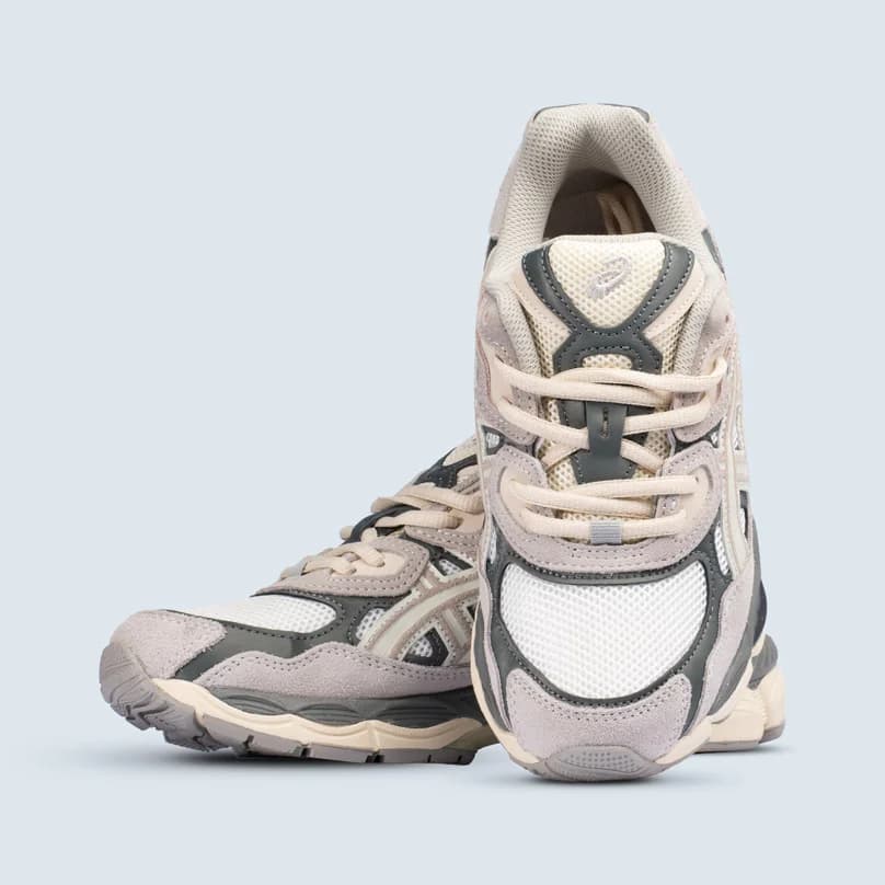 کتونی اسیکس NYC کرمی سبز اورجینال — تصویر ۳