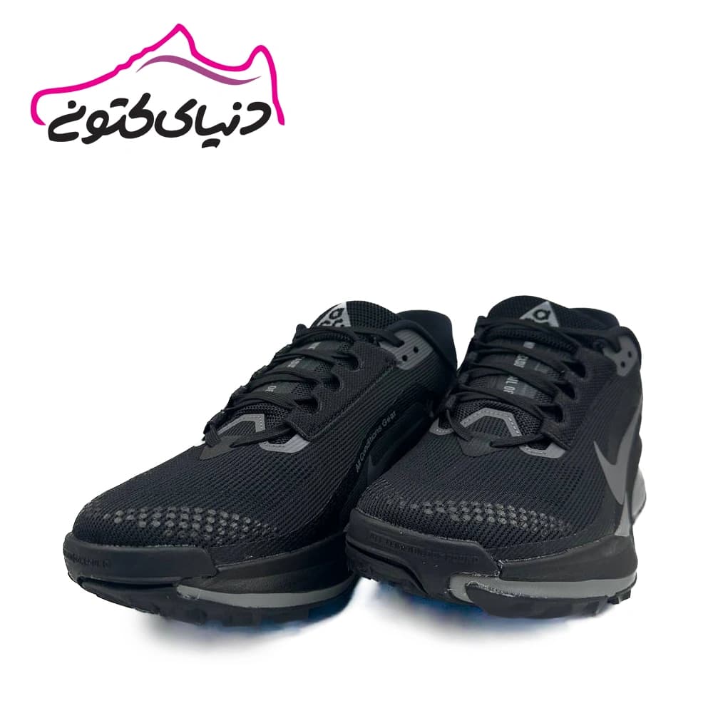 کتونی نایک ACG طوسی مشکی اورجینال — تصویر ۳