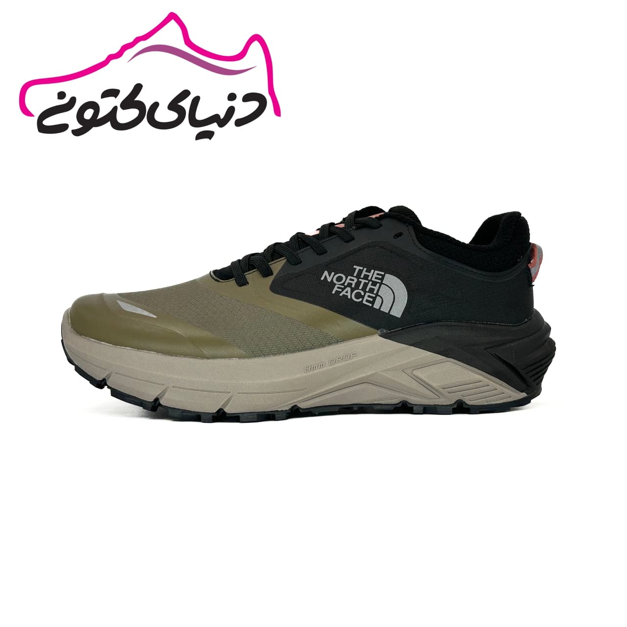 کتونی نورث فیس سبز اورجینال