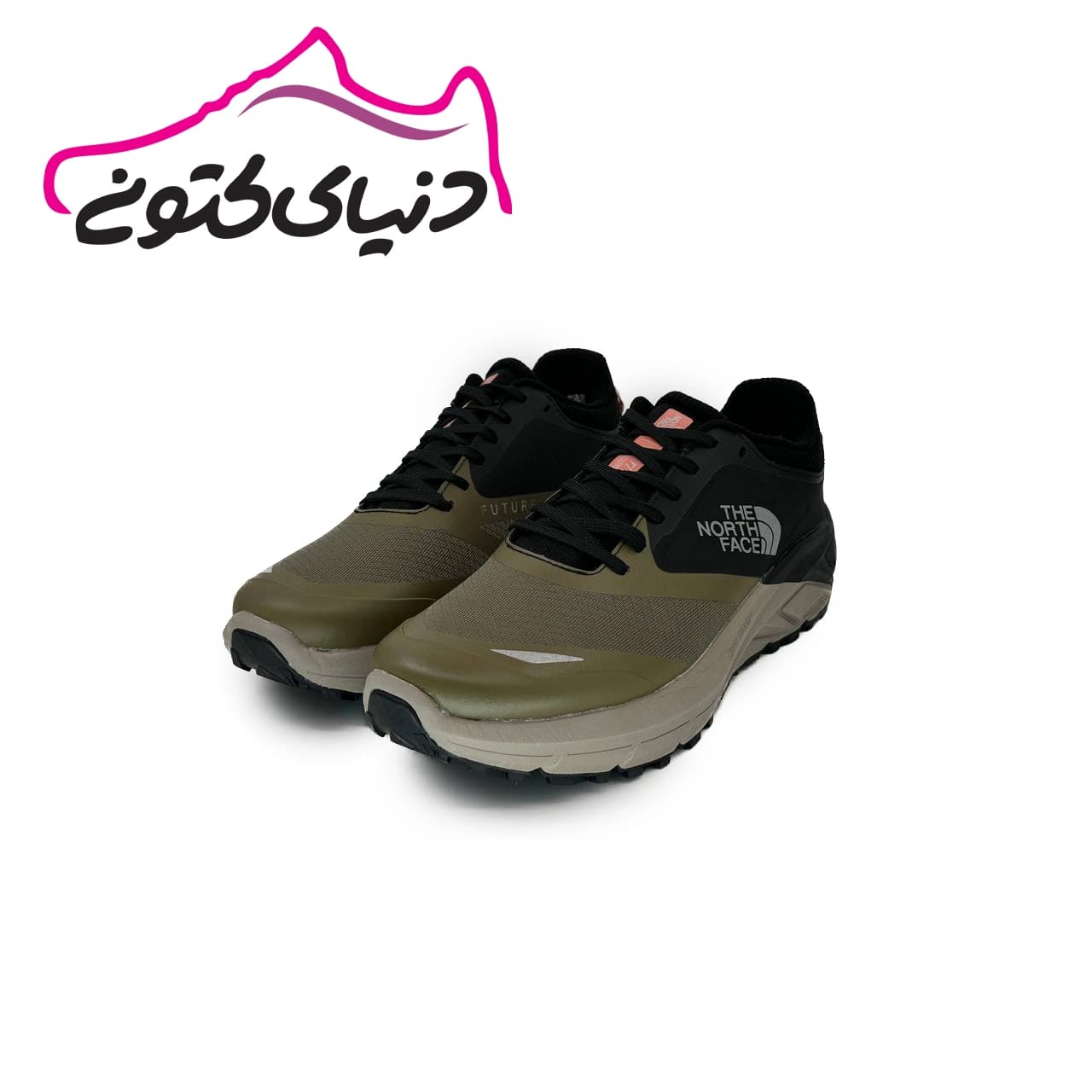 کتونی نورث فیس سبز اورجینال — تصویر ۲